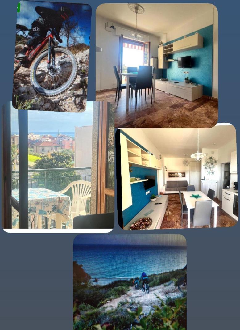 Apartment Aurora & Nicole Ideal Per Biker Con Terazza Vista Mare Parcheggio E Wi-Fi Gratuiti ピエトラ・リーグレ エクステリア 写真